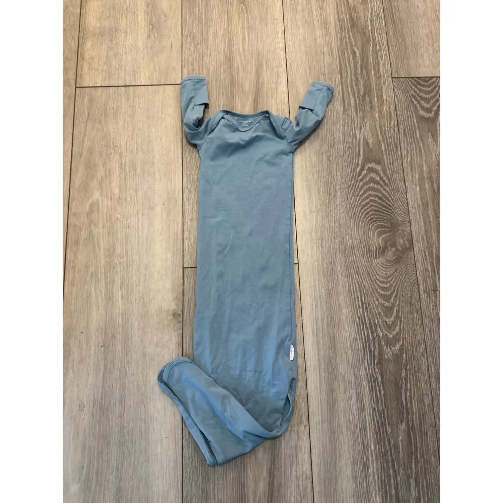 Marlowe and Co Blue Knotted Gown 0-3 months